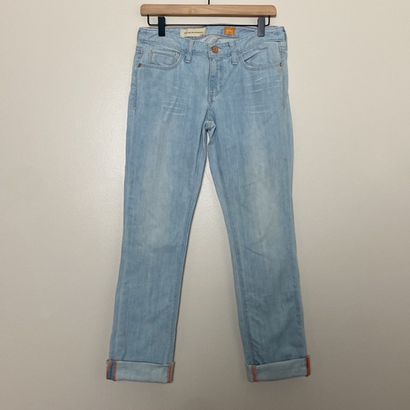 Anthropologie Pilcro and the Letterpress Stet Fit Light Wash Mid Rise Jean Sz 27 - Picture 6 of 12